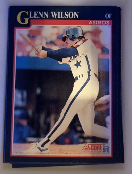 1991 Score #298 Glenn Wilson — front