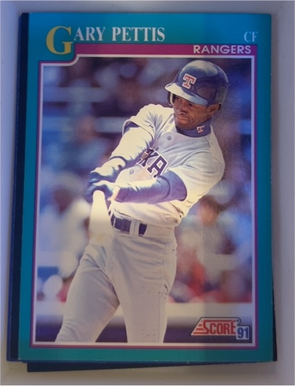 1991 Score #182 Gary Pettis — front
