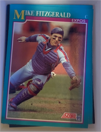 1991 Score #198 Mike Fitzgerald — front