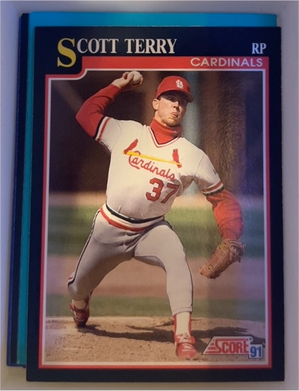 1991 Score #247 Scott Terry — front