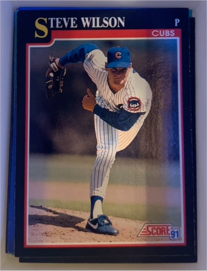 1991 Score #306 Steve Wilson — front