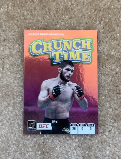 2022 Donruss UFC Crunch Time #8 Khabib Nurmagomedov — front