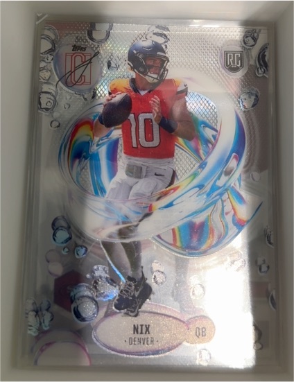 2024 Topps Signature Class #F-4 Bo Nix — front