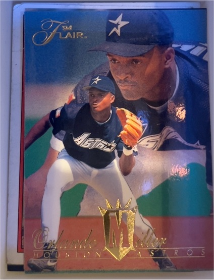 1994 Flair #391 Orlando Miller — front