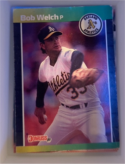 1989 Donruss #332 Bob Welch — front