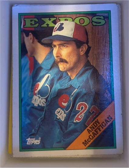 1988 Topps #488 Andy McGaffigan — front