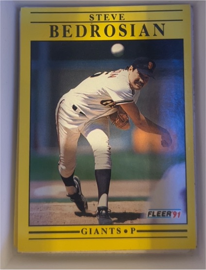 1991 Fleer #254 Steve Bedrosian — front