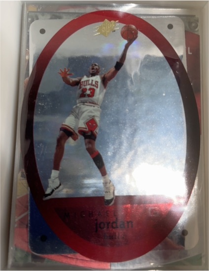 1996-97 Upper Deck SPx #8 Michael Jordan — front