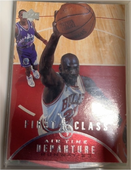 1997-98 Upper Deck Air Time #AT10 Michael Jordan — front