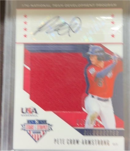 2019 Panini Stars & Stripes USA Baseball #USA-PE Pete Crow-Armstrong — front