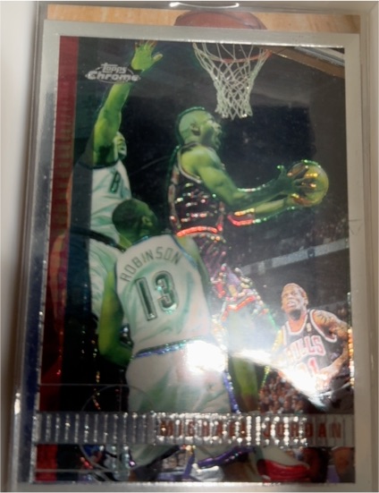 1997-98 Topps Chrome #123 Michael Jordan — front