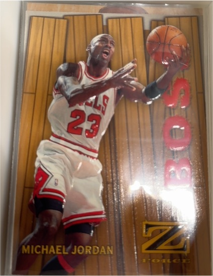 1997 Skybox Z-Force Boss #10 Michael Jordan — front