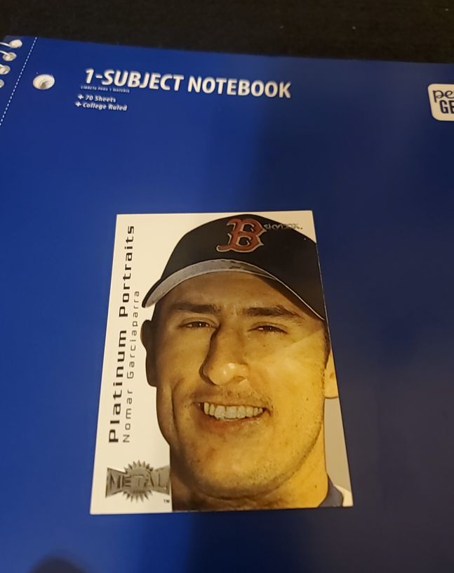 2000 Skybox Metal Platinum Portraits #8 Nomar Garciaparra — front
