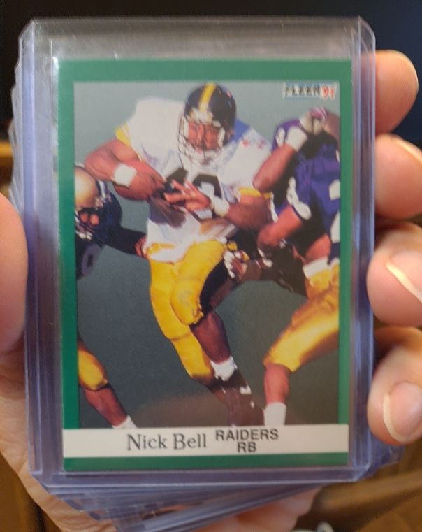 1991 Fleer #420 Nick Bell — front