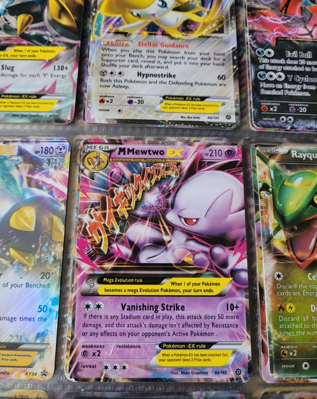 2014 Pokémon Breakthrough #64 M Mewtwo EX — front