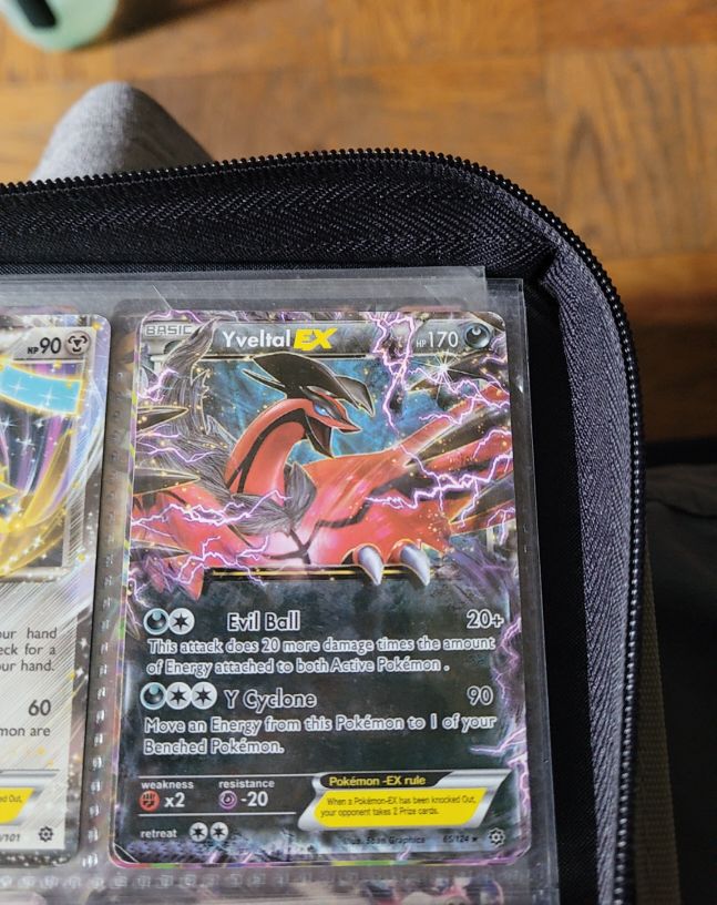 2014 Pokémon XY Black Star Promo #XY08 Yveltal EX — front