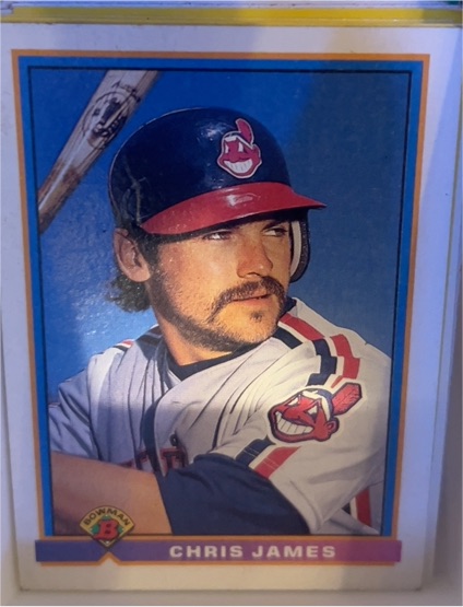 1991 Bowman #67 Chris James — front