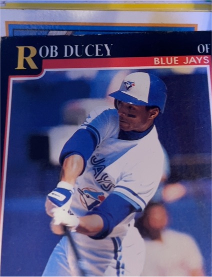 1991 Score #R Rob Ducey — front