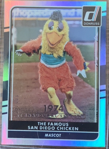 2016 Donruss #151 The Famous San Diego Chicken — front