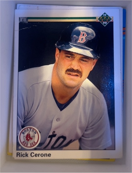 1990 Upper Deck #405 Rick Cerone Boston Red Sox — front