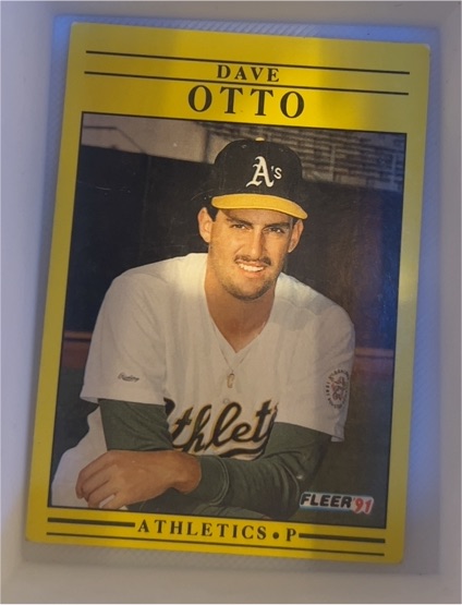 1991 Fleer #20 Dave Otto — front
