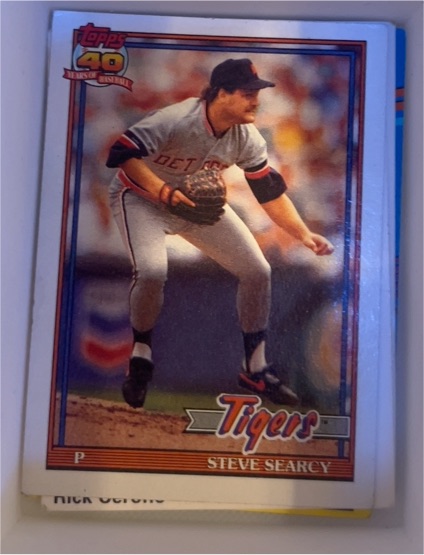 1991 Topps #369 Steve Searcy — front