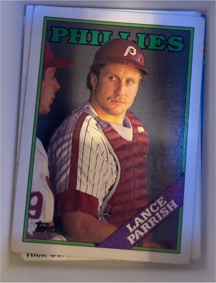 1988 Topps #95 Lance Parrish Philadelphia Phillies — front
