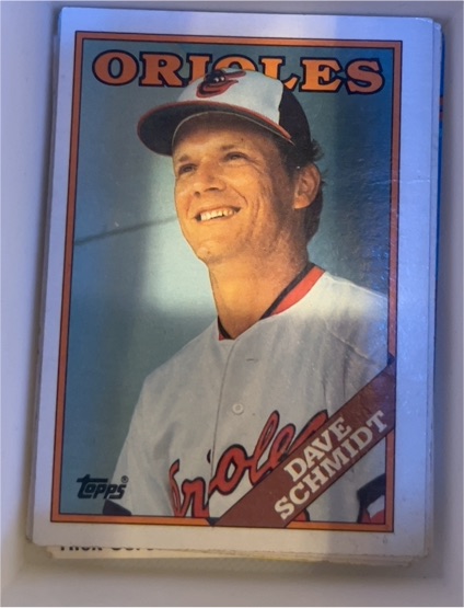 1988 Topps #214 Dave Schmidt — front