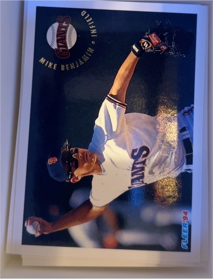 1994 Fleer #681 Mike Benjamin — front