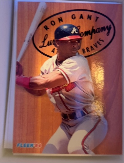 1994 Fleer Lumber Company #3 Ron Gant — front