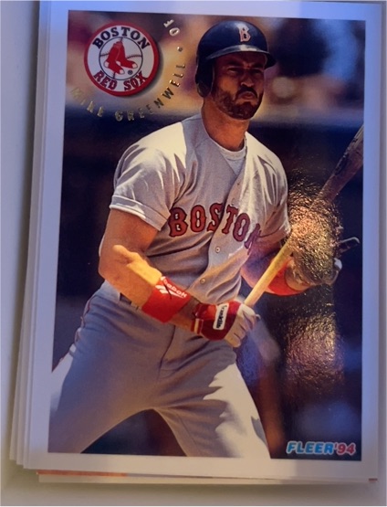1994 Fleer #33 Mike Greenwell — front