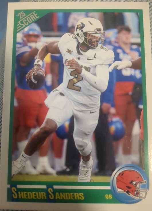 2025 Panini Score #2 Shedeur Sanders — front