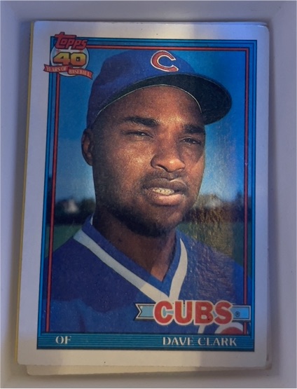 1991 Topps #241 Dave Clark — front