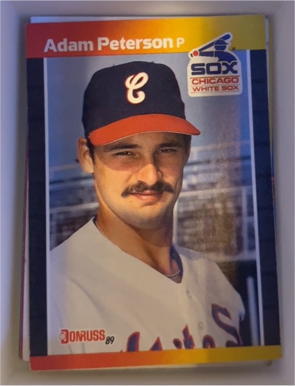 1989 Donruss #619 Adam Peterson — front