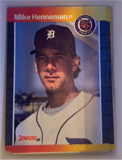 1989 Donruss #327 Mike Henneman — front