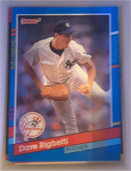 1991 Donruss #275 Dave Righetti — front