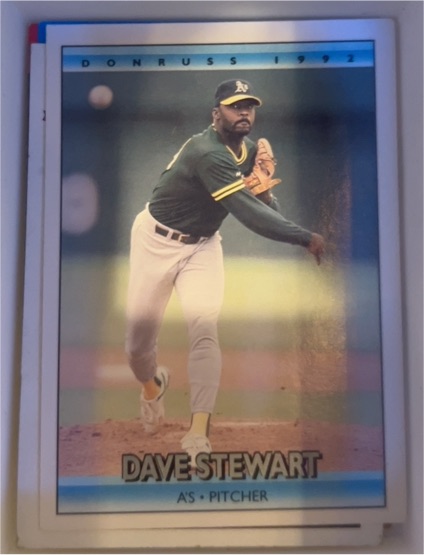 1992 Donruss #225 Dave Stewart — front