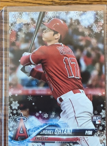 2018 Topps Holiday #HMW17 Shohei Ohtani — front