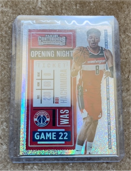 2020-21 Panini Contenders Season Ticket #25 Rui Hachimura — front