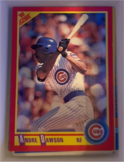 1990 Score #265 Andre Dawson — front