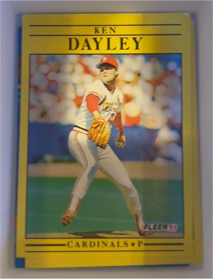 1991 Fleer #366 Ken Dayley — front