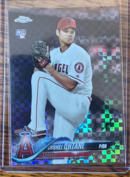 2018 Topps Chrome #700 Shohei Ohtani — front