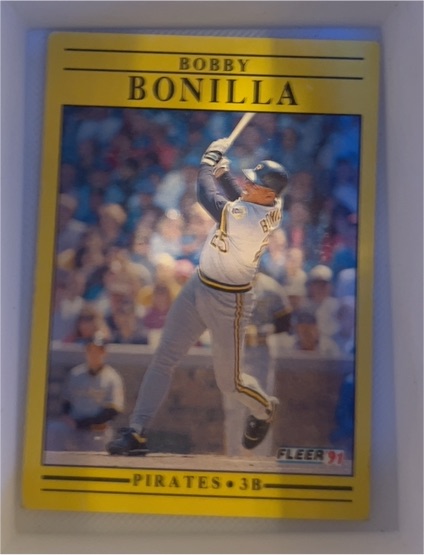 1991 Fleer #34 Bobby Bonilla — front