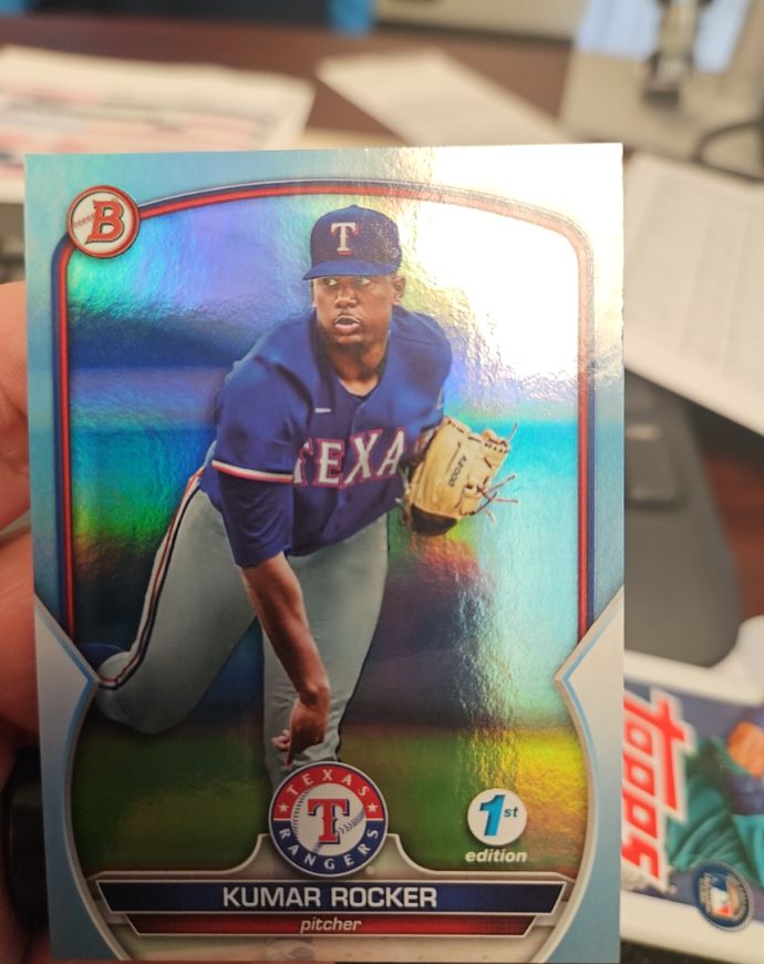 2023 Bowman #BP-39 Kumar Rocker — front