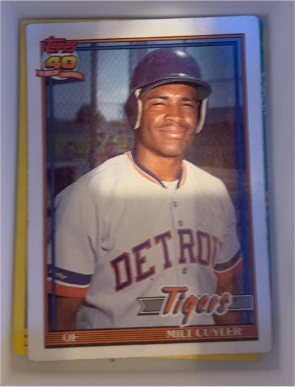 1991 Topps #684 Milt Cuyler Detroit Tigers — front