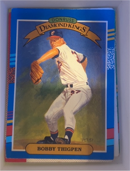 1991 Donruss Diamond Kings #8 Bobby Thigpen — front
