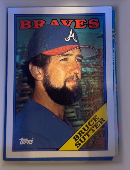 1988 Topps #155 Bruce Sutter — front