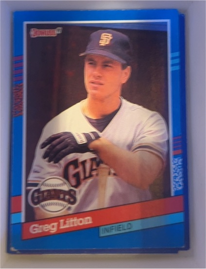 1991 Donruss #198 Greg Litton — front