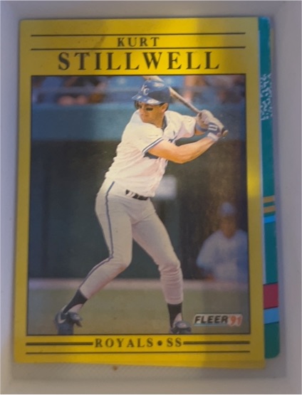 1991 Fleer #559 Kurt Stillwell — front