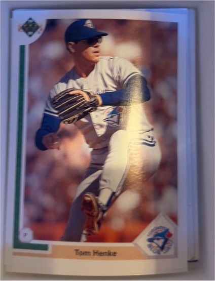 1991 Upper Deck #149 Tom Henke — front